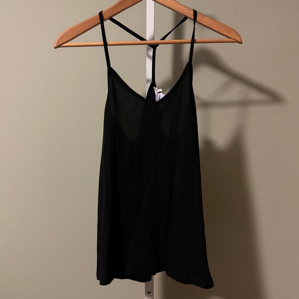 Alternative Apparel Strappy Tank in Black - Size Small